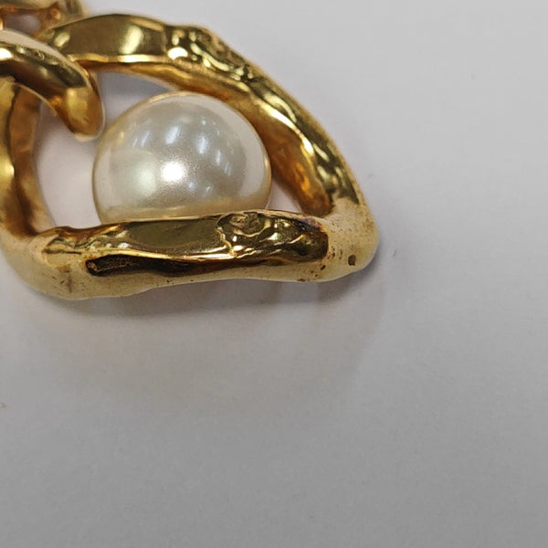 Metal Gold Clip On Earrings