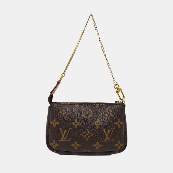 ACCESSOIRES Mini Monogram Coated Canvas Brown