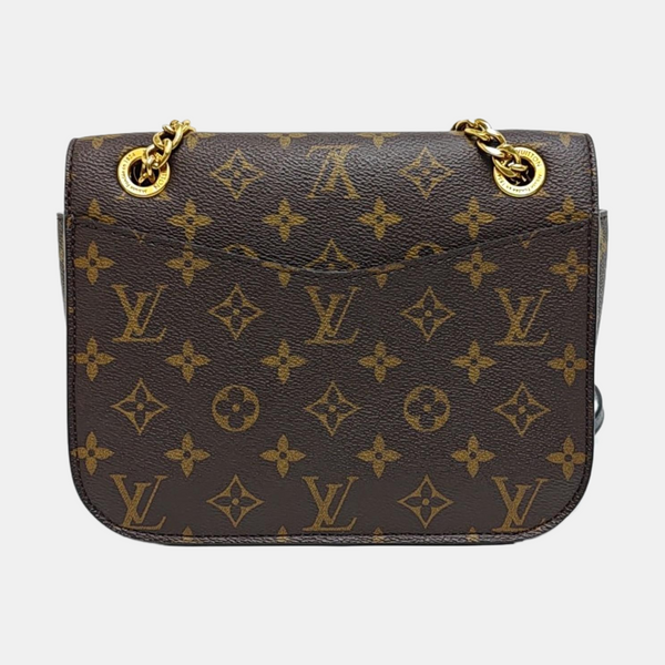 PASSY Monogram Coated Canvas Brown