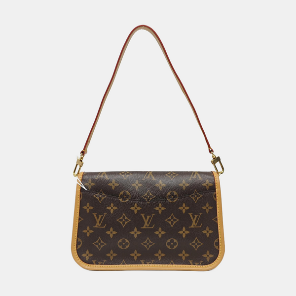 DIANE Monogram Coated Canvas Brown