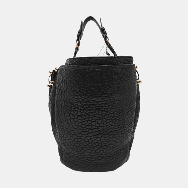 Calfskin Bucket Bag Black