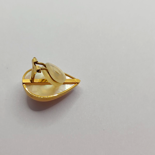 18k Gold Clip On Earrings