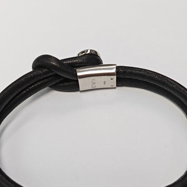 Stainless Steel Black Bangle