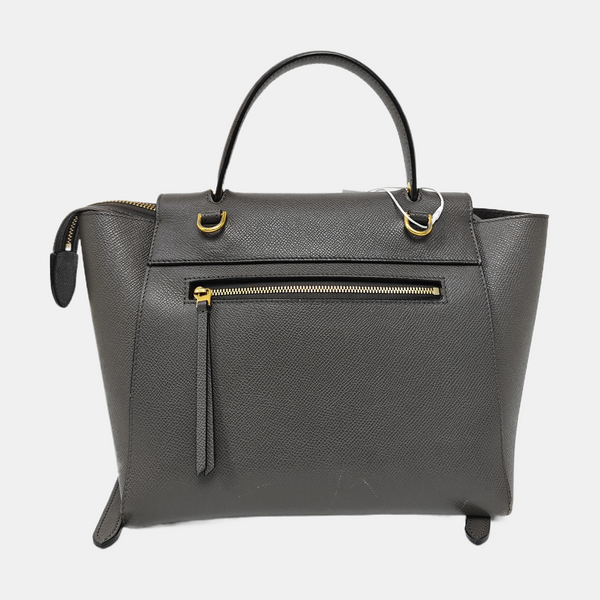 BELT Micro Calfskin Gray