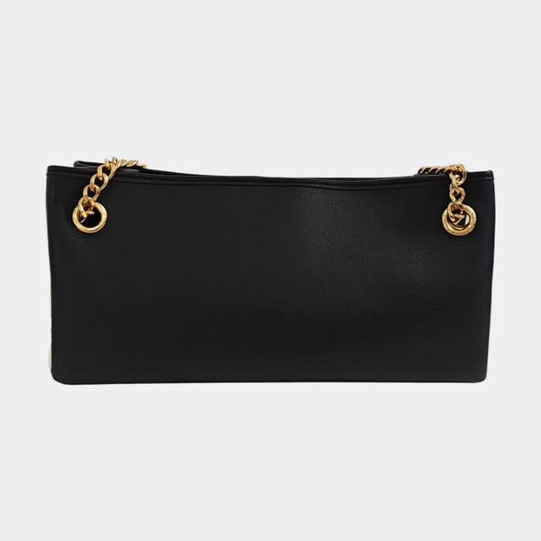 Calfskin Shoulder Bag Black