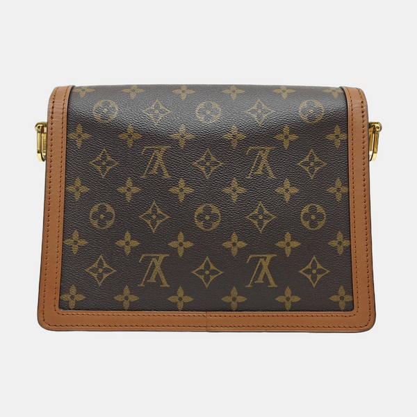 DAUPHINE MM Monogram Coated Canvas Brown