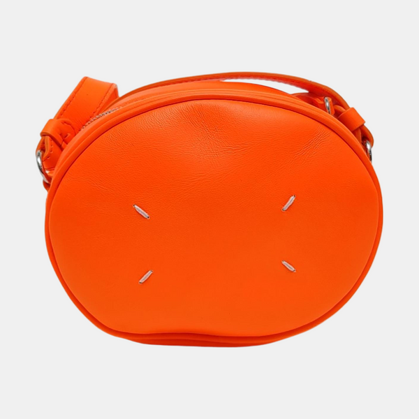 Calfskin Shoulder Bag Small Orange