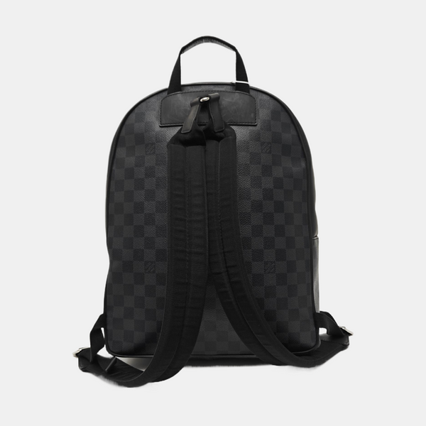 JOSH Damier Graphite Coated Canvas Gray