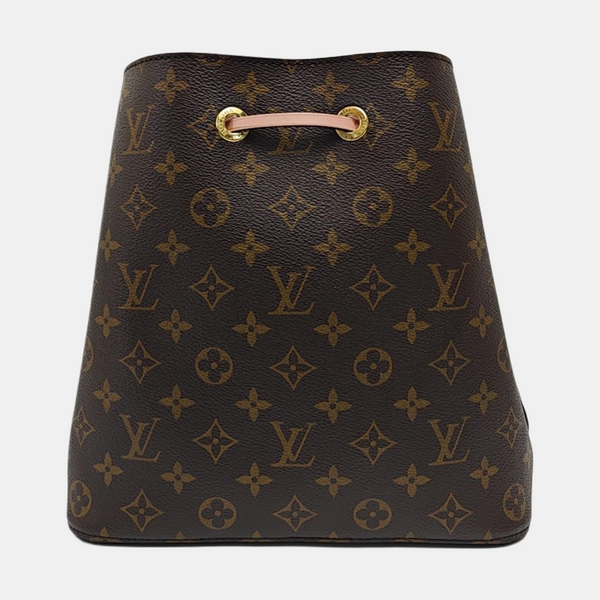 NÉONOÉ MM Monogram Coated Canvas Brown