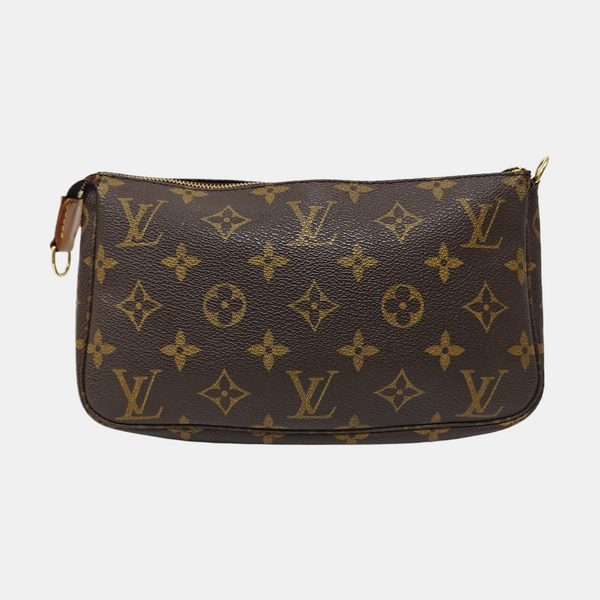 ACCESSOIRES Monogram Coated Canvas Brown
