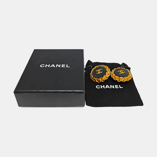 Metal Gold Clip On Earrings