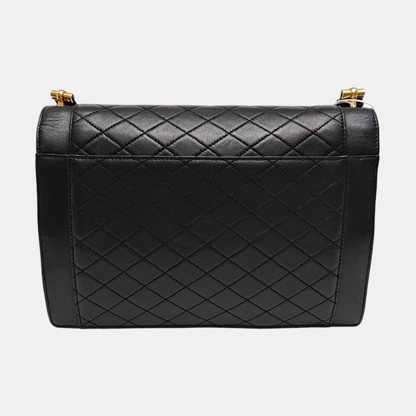 GABY Quilted Lambskin Black