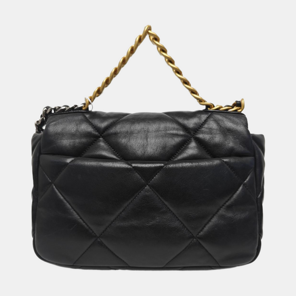 CHANEL 19 Small Quilted Lambskin Black