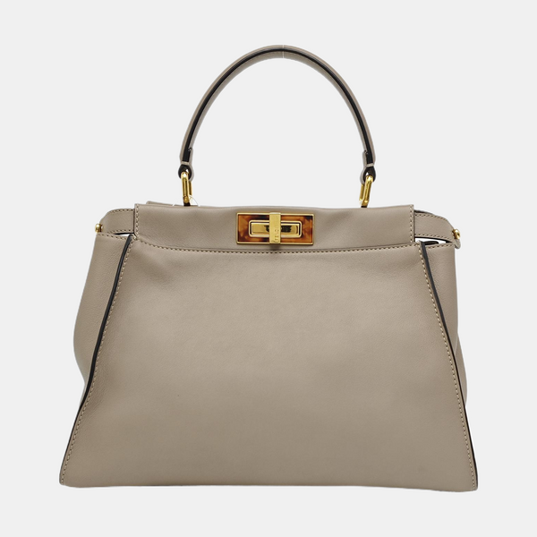 Peekaboo Medium Calfskin Beige