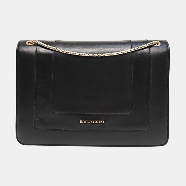 SERPENTI FOREVER Medium Quilted Calfskin Black