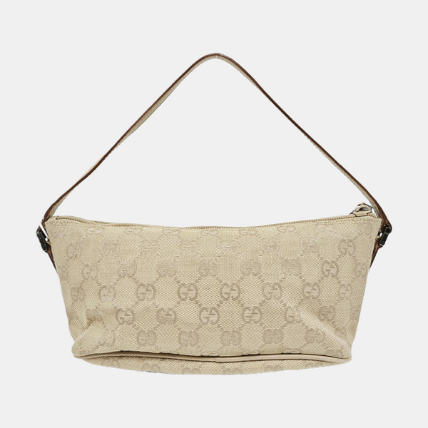 Monogram Canvas Top Handle Bag Beige