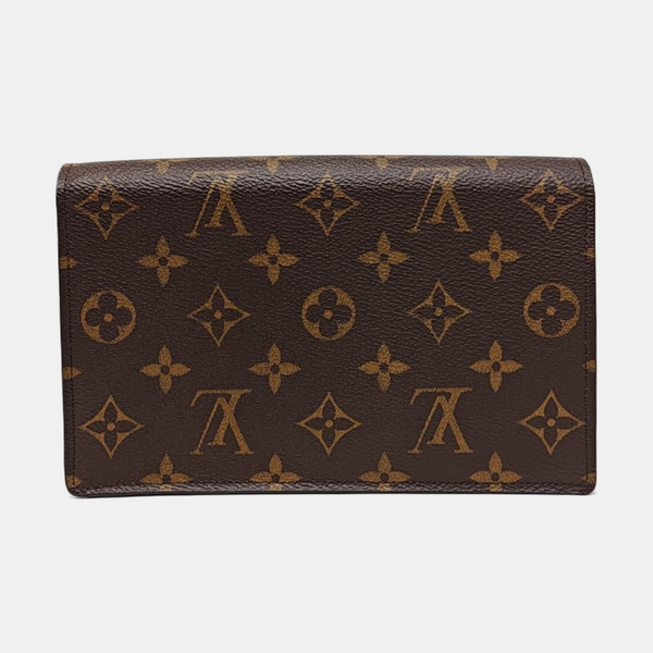 FLORE Monogram Coated Canvas Brown