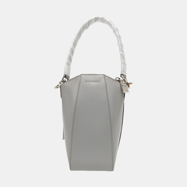 Calfskin Shoulder Bag Gray