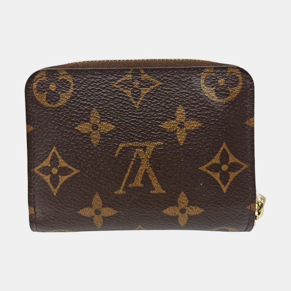 ZIPPY Monogram Coated Canvas Brown Wallet
