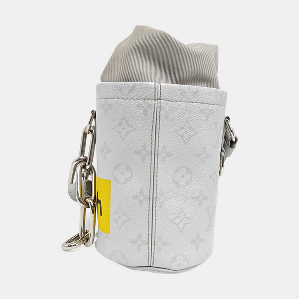 CHALK Monogram Coated Canvas Gray