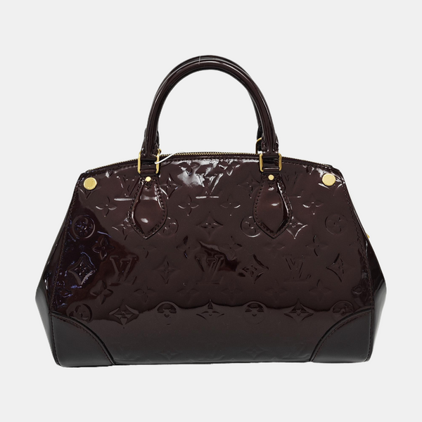 SANTA MONICA Monogram Patent Leather Red