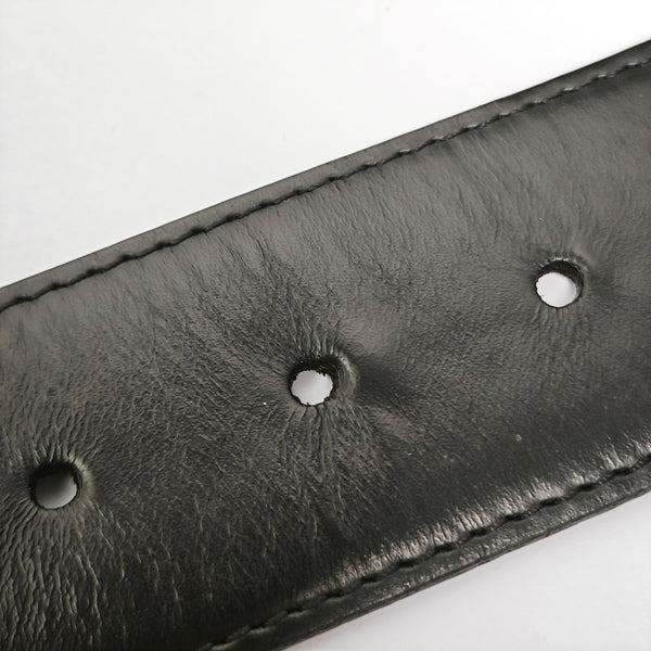 Coated Canvas Belt Black