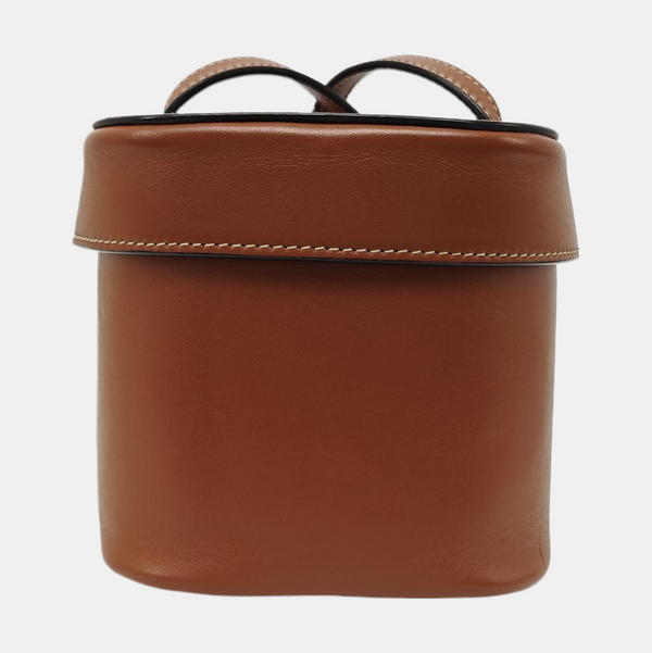 Calfskin Shoulder Bag Brown