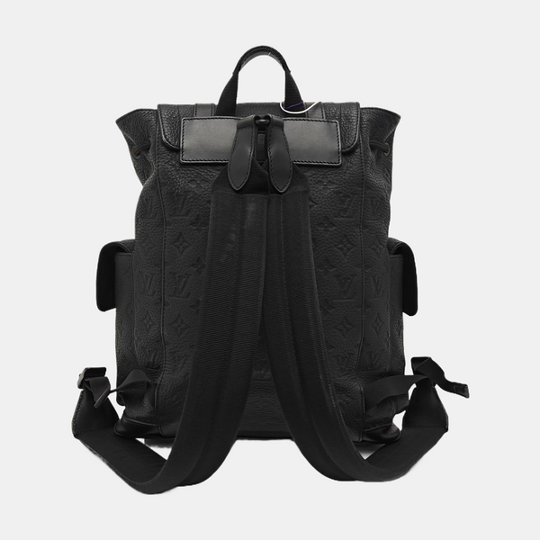 CHRISTOPHER PM Monogram Calfskin Black