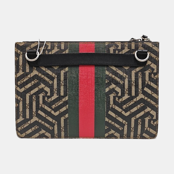 Coated Canvas Shoulder Bag Multicolor