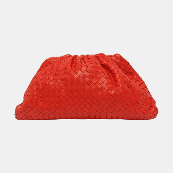 The Pouch Large Lambskin Red
