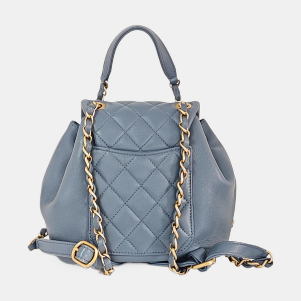 Quilted Lambskin Blue