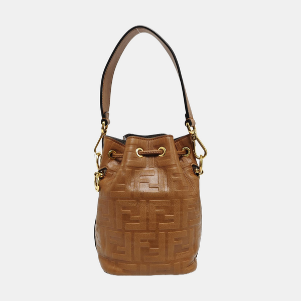Mon Tresor Mini Calfskin Brown
