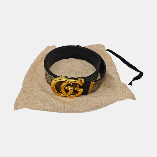 Leather Belt Beige