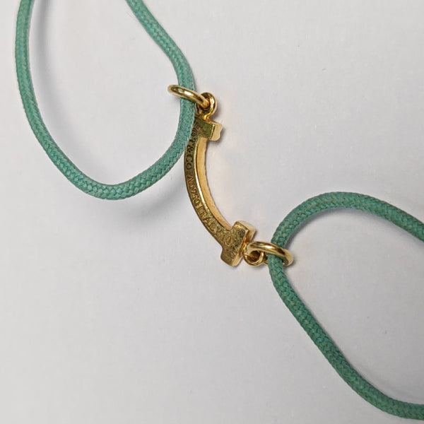 Tiffany T Fabric Blue Bracelet