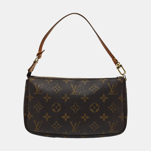 ACCESSOIRES Monogram Coated Canvas Brown
