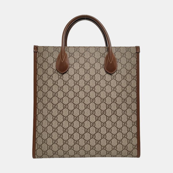 GG Multicolor Monogram Coated Canvas Beige