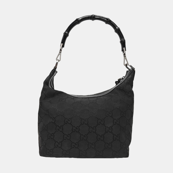 Monogram Canvas Top Handle Bag Black