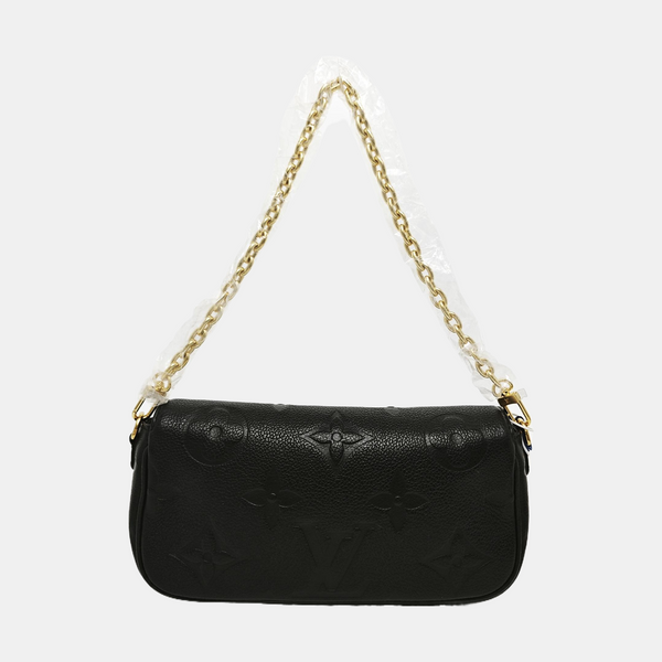 IVY Monogram Calfskin Black
