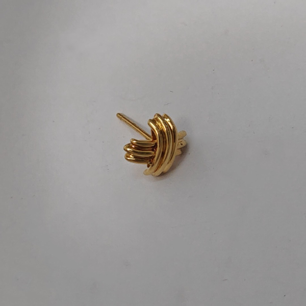 Metal Gold Stud Earrings
