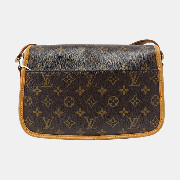 SOLOGNE PM Monogram Coated Canvas Brown