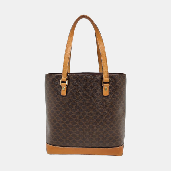 MACADAM TOTE Coated Canvas Brown