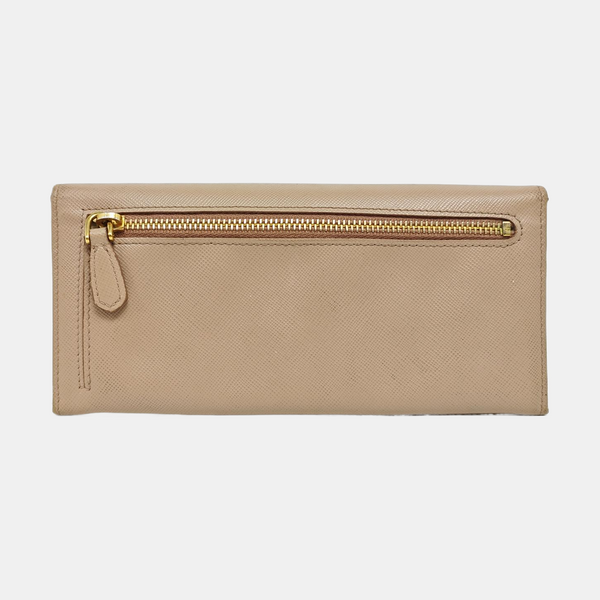 Calfskin Wallet Beige
