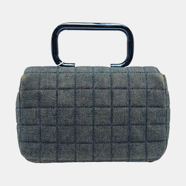 2.55 Quilted Canvas Blue