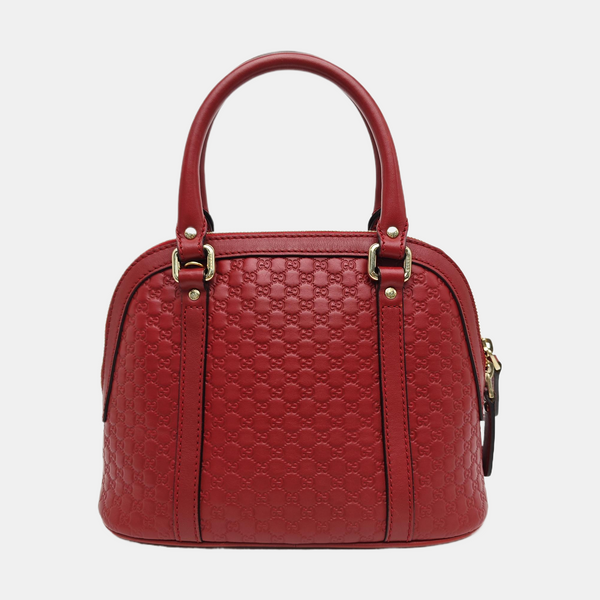Microguccissima Monogram Calfskin Red