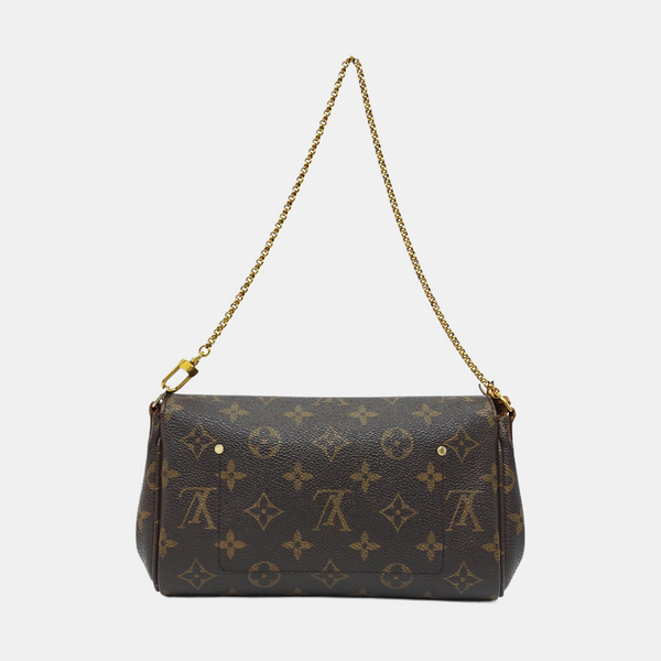 FAVORITE PM Monogram Coated Canvas Brown