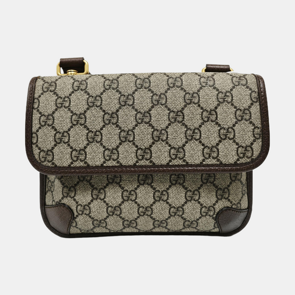 Neo Vintage Small Monogram Coated Canvas Beige