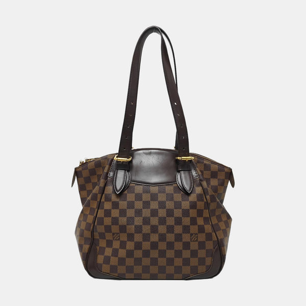 VERONA MM Damier Ebene Coated Canvas Brown