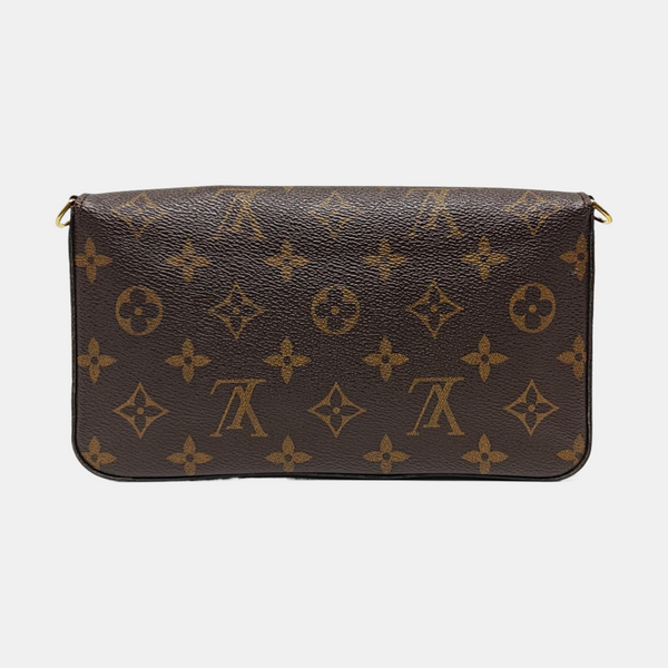 FÉLICIE Monogram Coated Canvas Brown