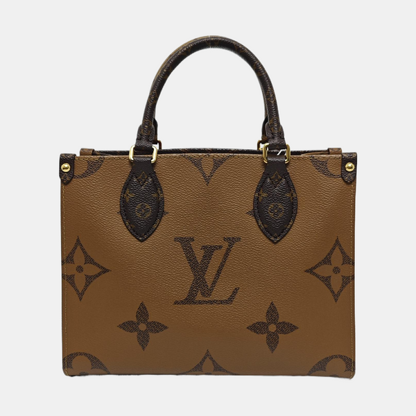 ONTHEGO PM Monogram Coated Canvas Brown