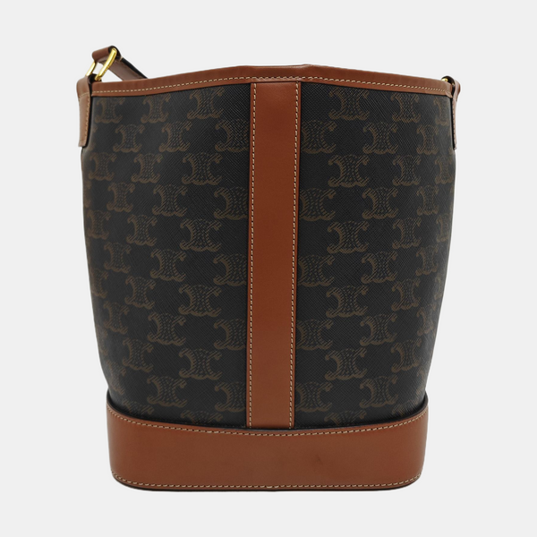 TRIOMPHE CANVAS Small Coated Canvas Brown